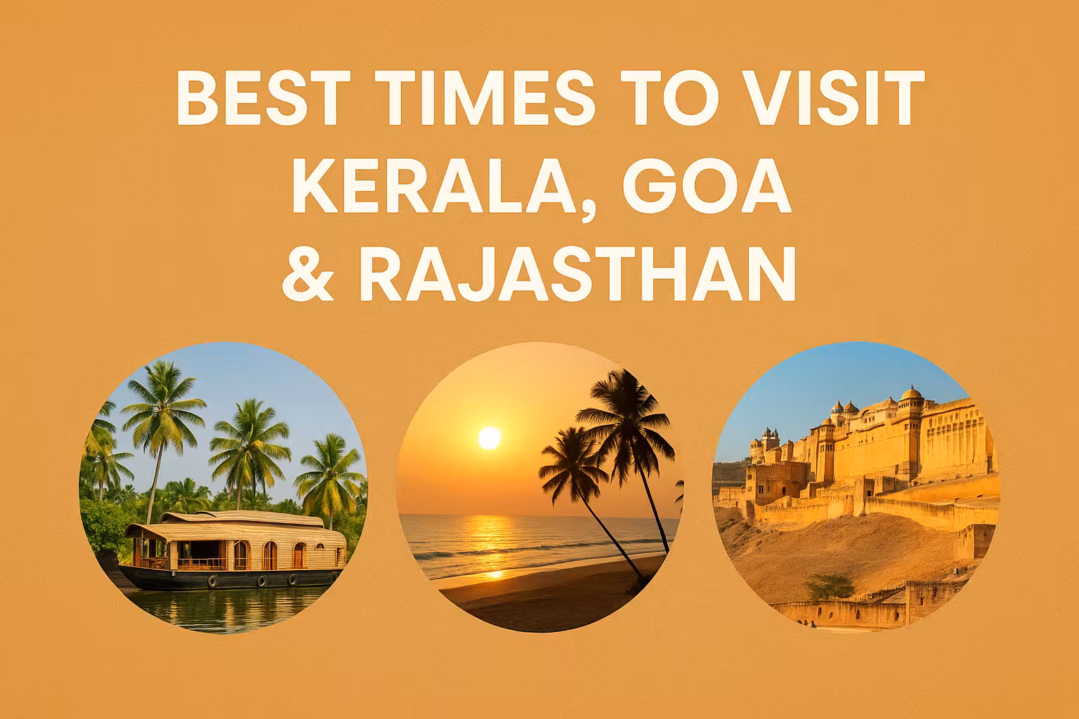 Best Times to Visit Kerala, Goa & Rajasthan: Your Seasonal Travel Guide